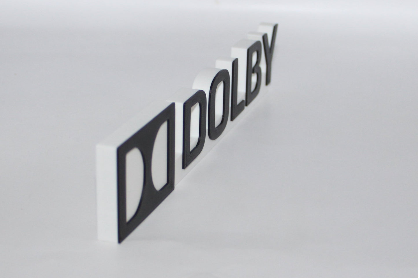 Dolby 3D printed Stand Desk Shelf Art