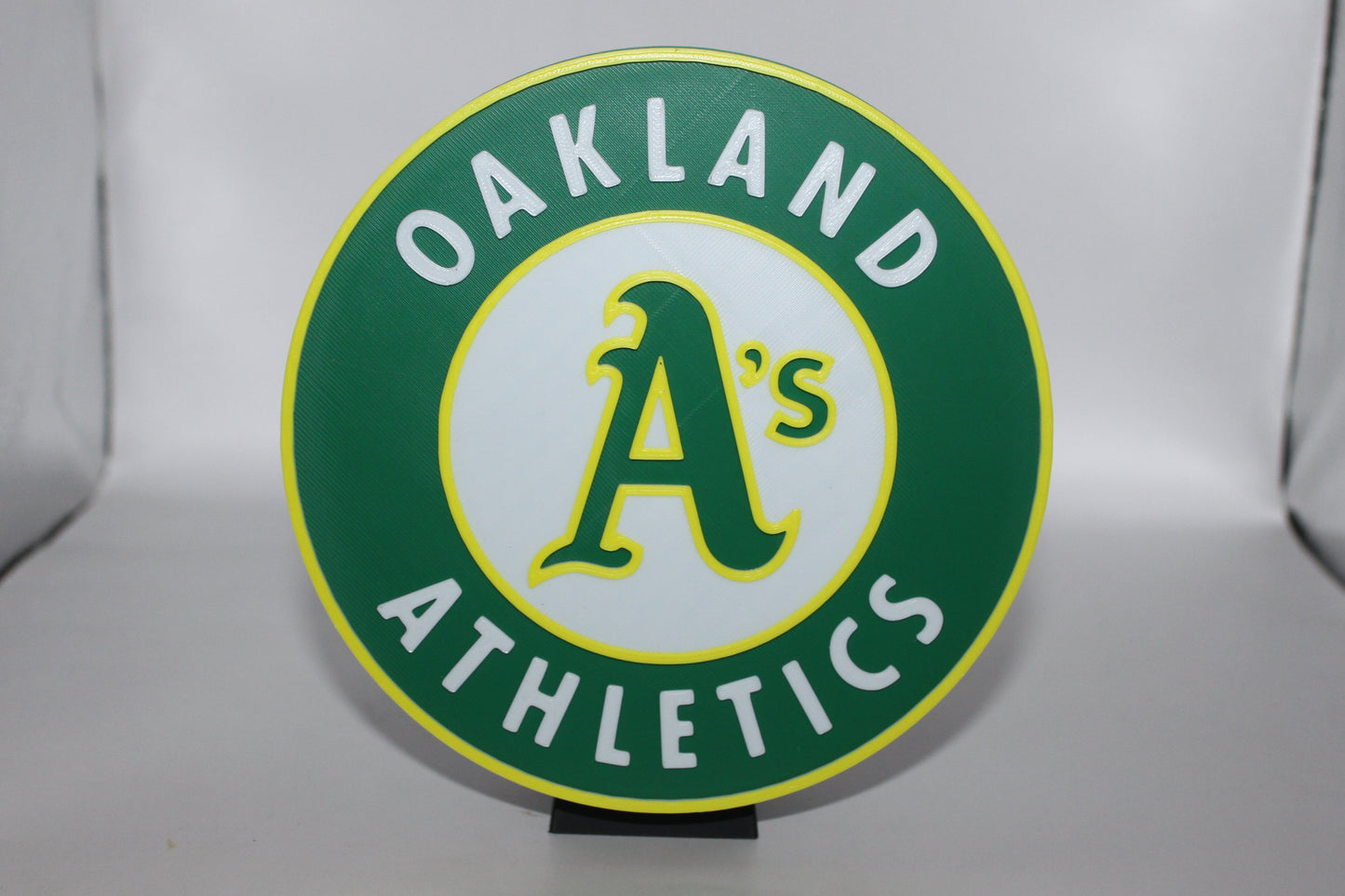 Oakland Athletics 3D printed Logo Sign Wall Desk Shelf Art