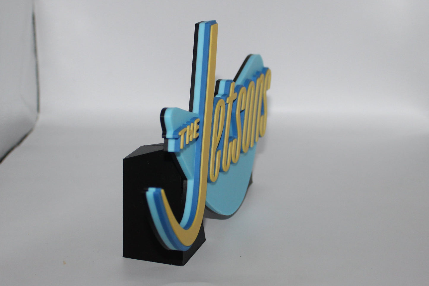 The Jetsons 3D printed Logo Sign Wall Desk Shelf Art