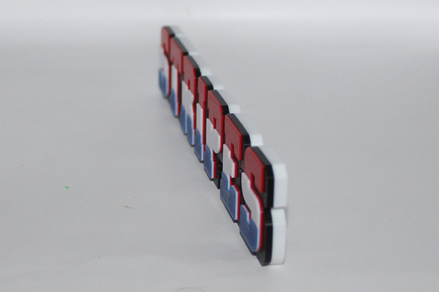 Stripes 3D printed Logo Sign Wall Desk Shelf Art