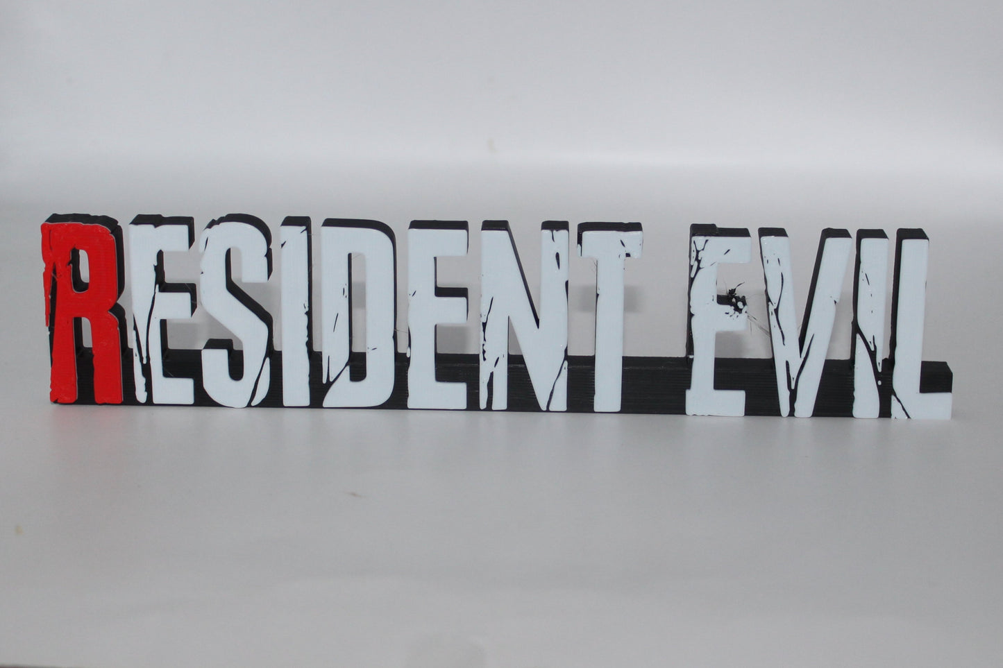 Resident Evil 3D printed Logo Sign Wall Desk Shelf Art