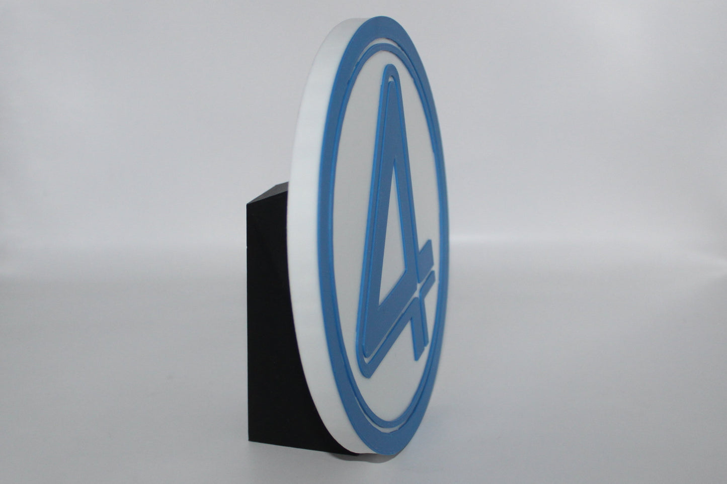 Fantastic Four 3D printed Logo Sign Wall Desk Shelf Art