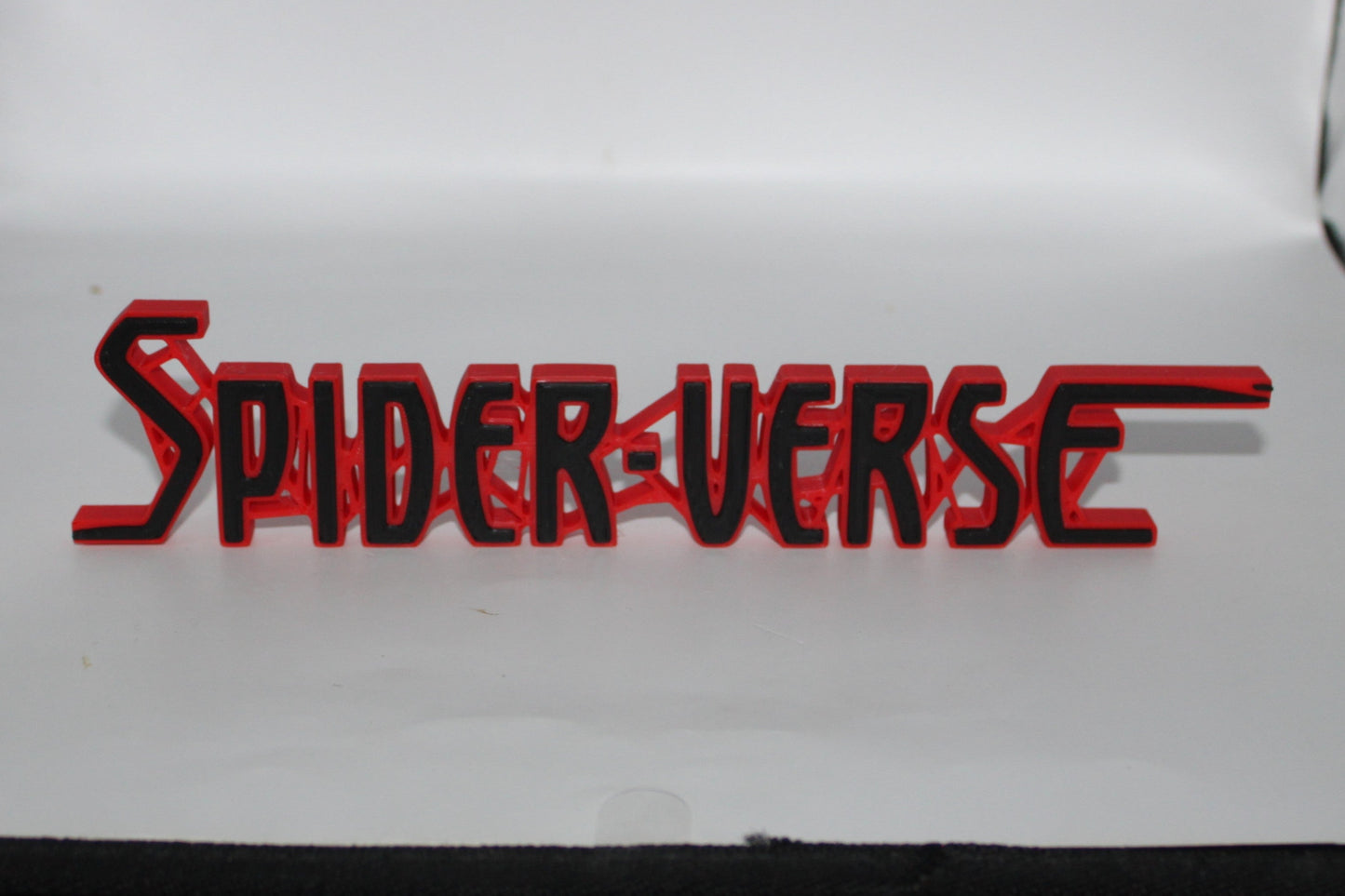 Spider-Verse 3D printed Logo Sign Wall Desk Shelf Art