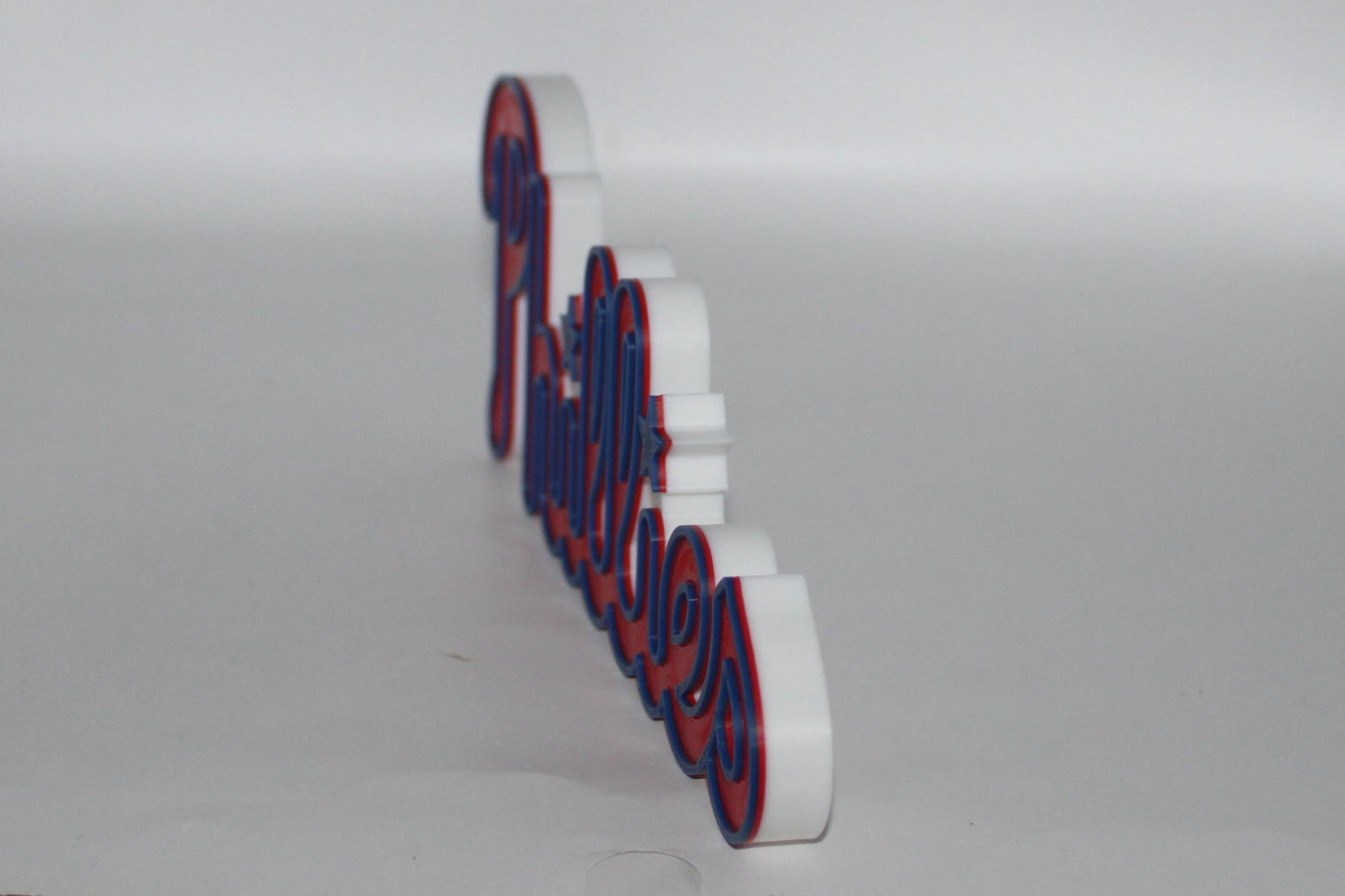 Philadelphia Phillies, 3D printed Logo, Sign, Wall, Desk, Fridge, Shelf Art