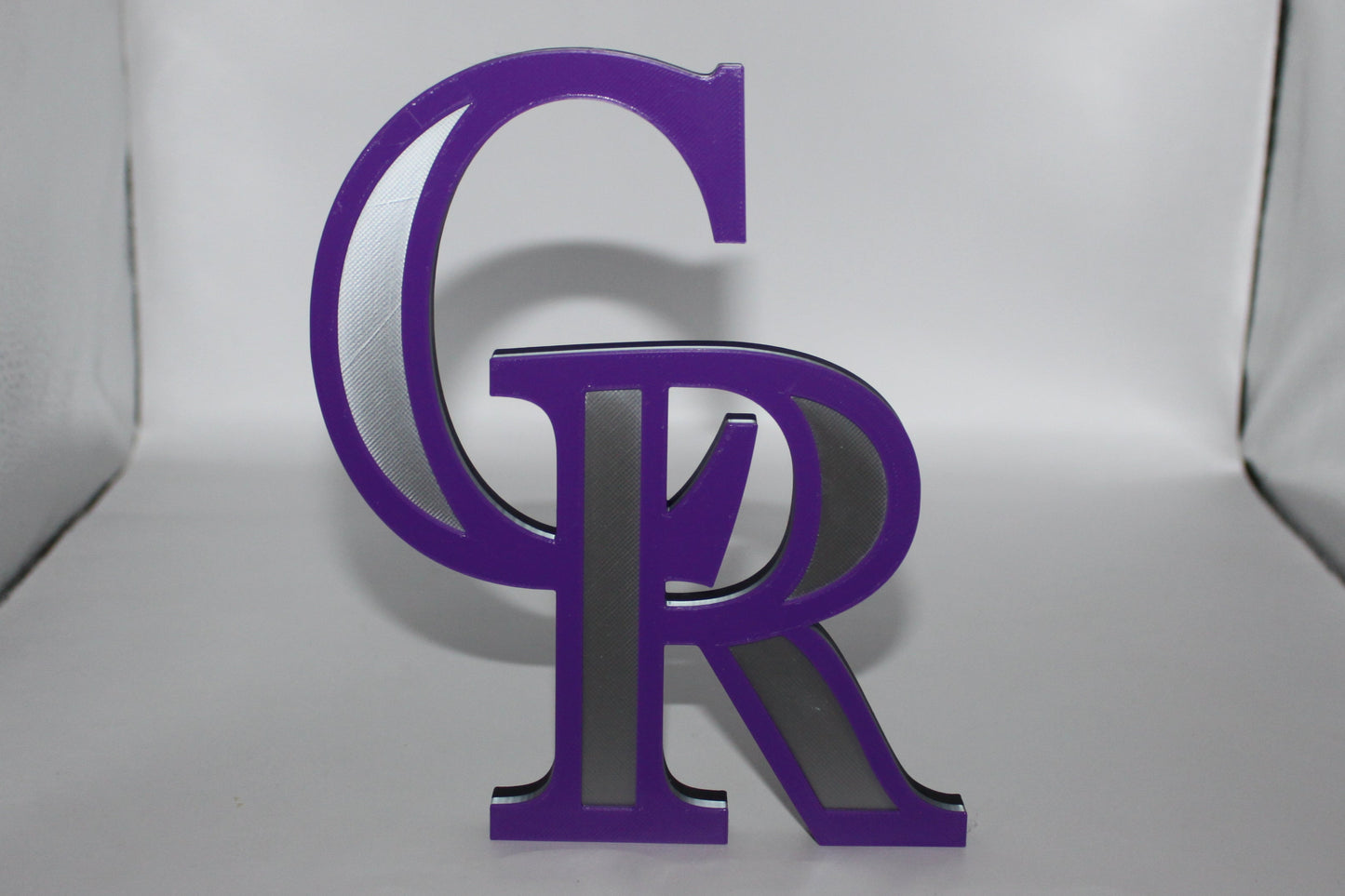 Colorado Rockies, 3D printed Logo, Sign, Wall, Desk, Fridge, Shelf Art