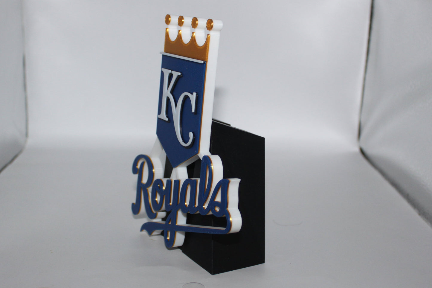 Kansas City Royals, MLB 3D printed Logo Sign Wall Desk Shelf Art