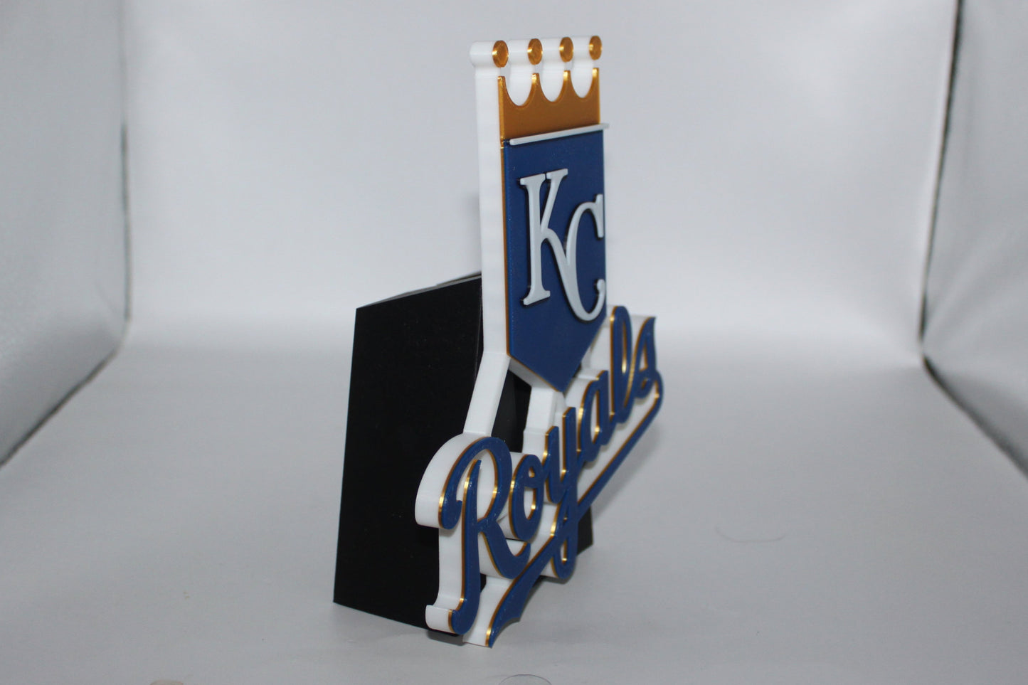 Kansas City Royals, MLB 3D printed Logo Sign Wall Desk Shelf Art