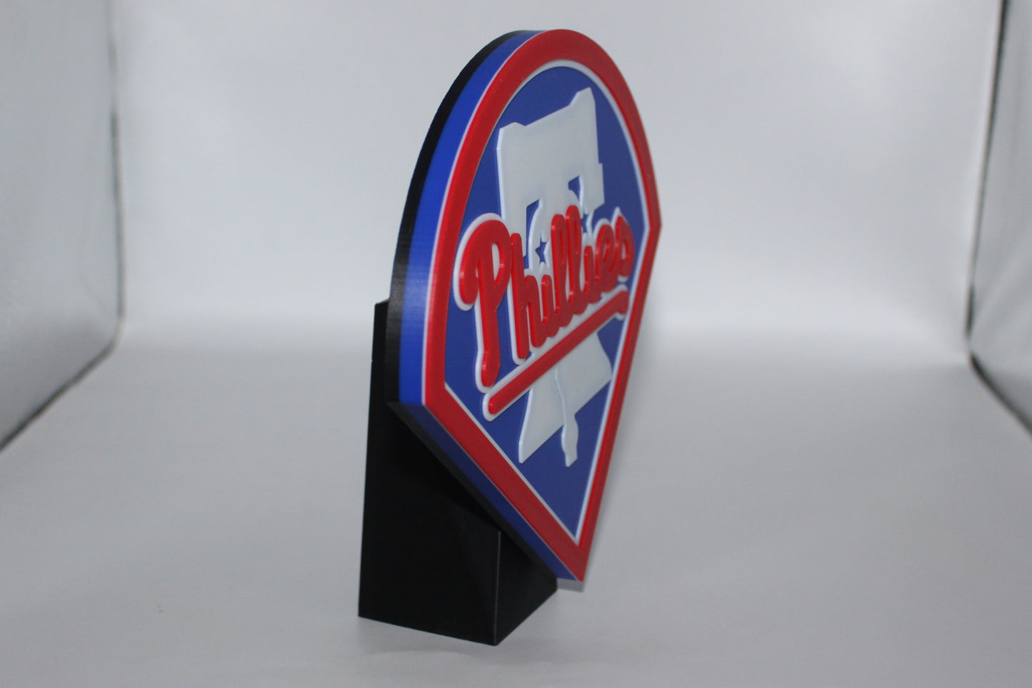 Philadelphia Phillies, 3D printed Logo, Sign, Wall, Desk, Fridge, Shelf Art