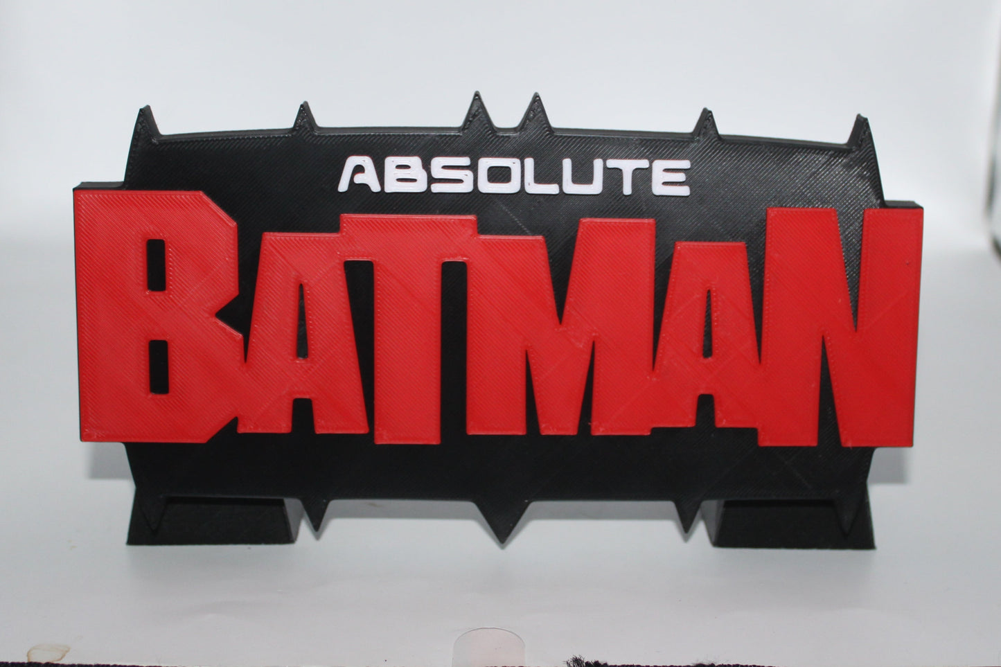 Absolute Batman 3D printed Logo Sign Wall Desk Shelf Art