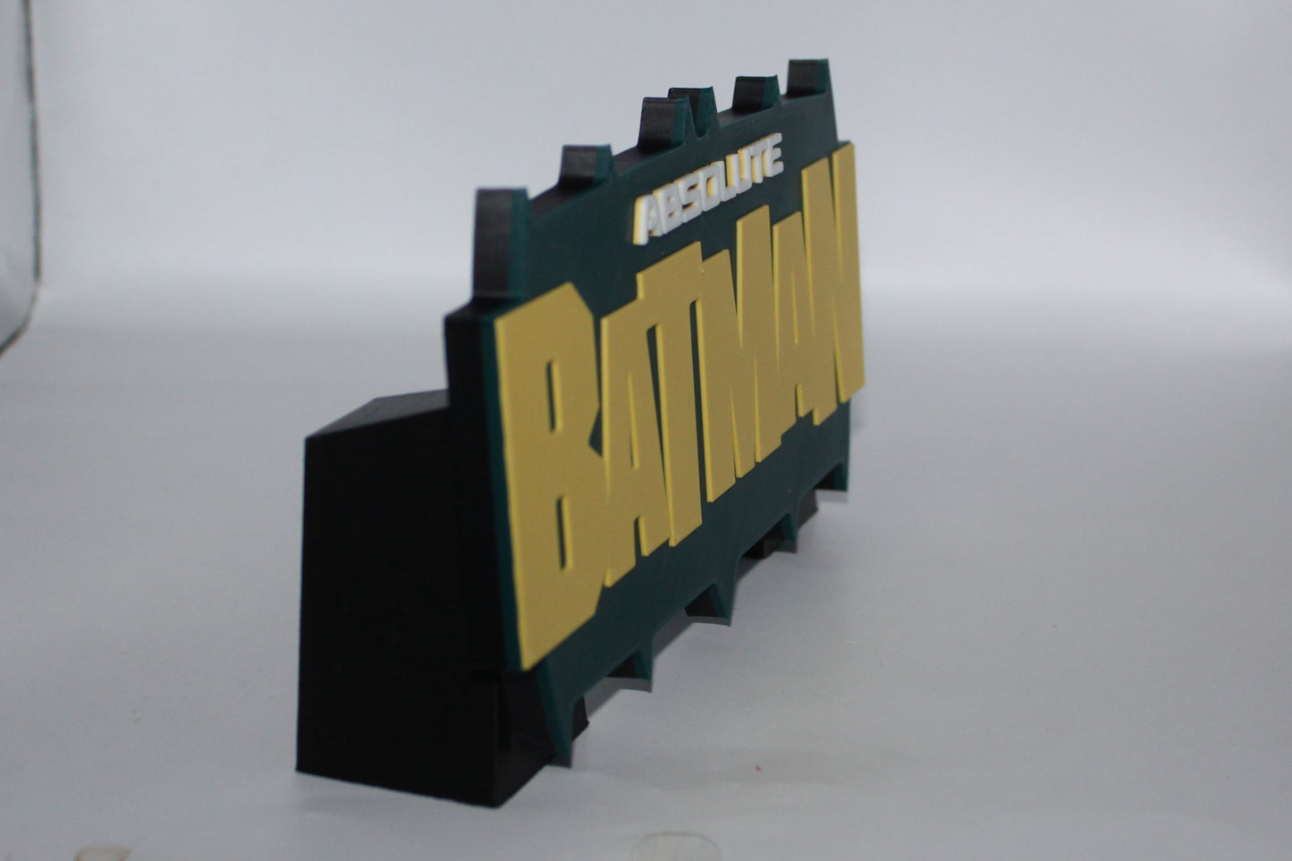 Absolute Batman 3D printed Logo Sign Wall Desk Shelf Art