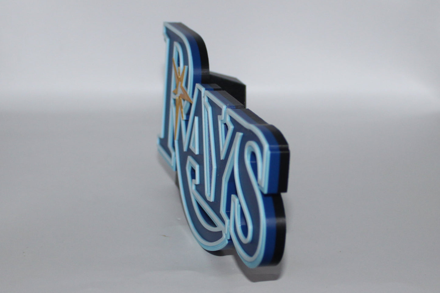 Tampa Bay Rays, MLB 3D printed Logo Sign Wall Desk Shelf Art