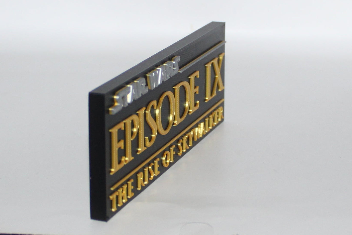 Star Wars The Rise Of Skywalker 3D printed Logo Sign Wall Desk Shelf Art