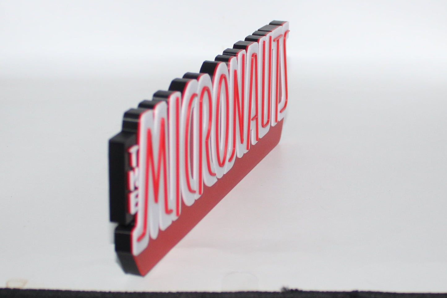 The Micronauts, 3D printed Logo Sign Wall Desk Shelf Art