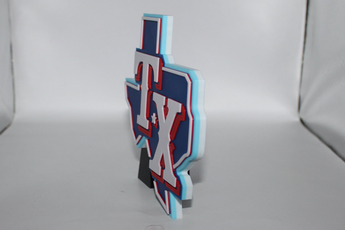 Texas Rangers 3D printed Logo Sign Wall Desk Shelf Art