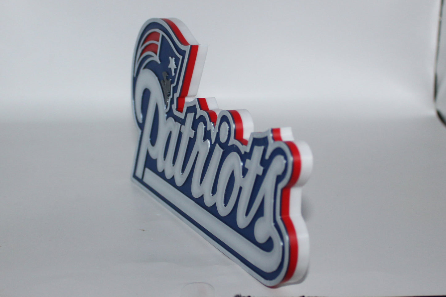 New England Patriots, NFL 3D printed Logo, Sign, Wall, Desk, Fridge, Shelf Art