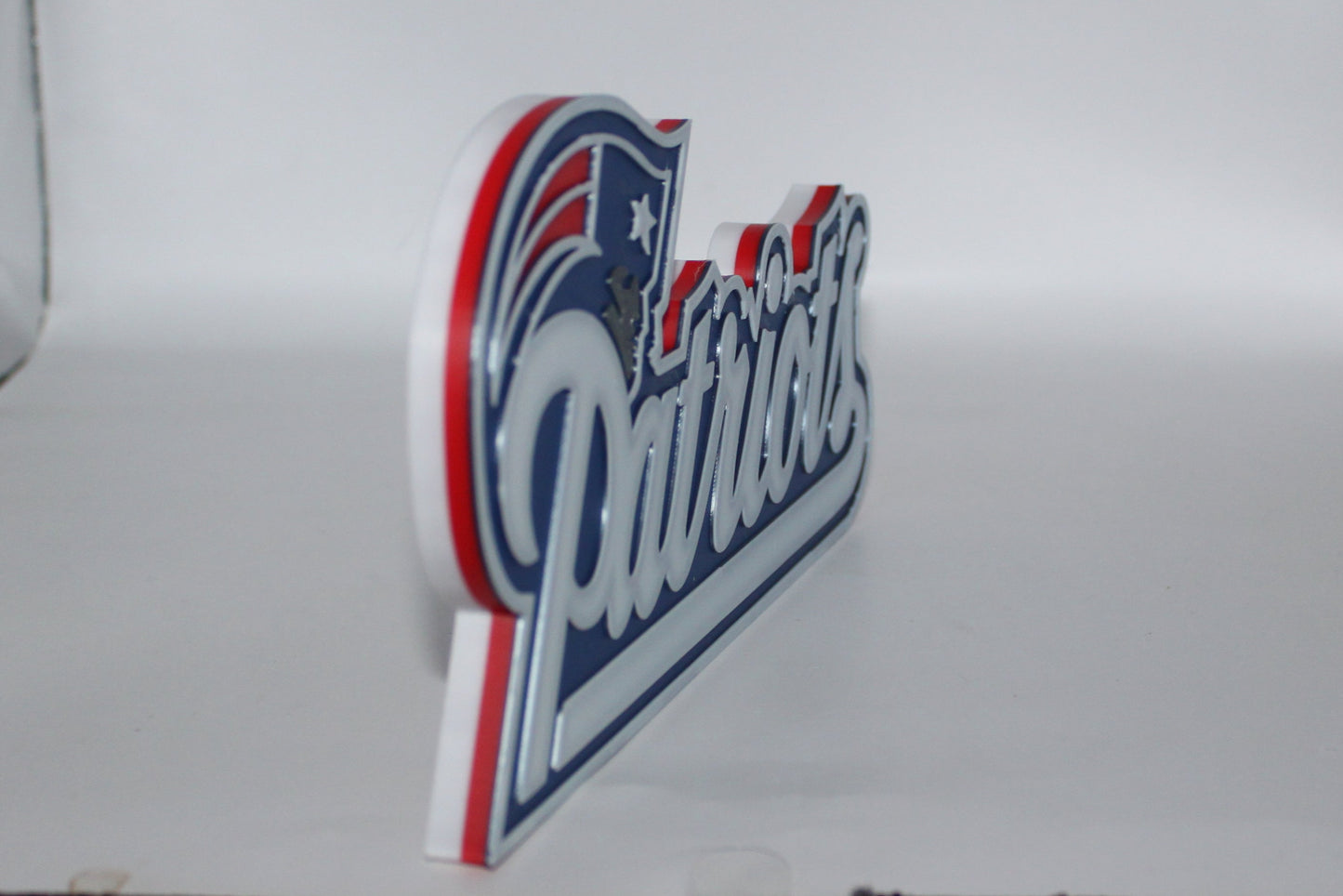 New England Patriots, NFL 3D printed Logo, Sign, Wall, Desk, Fridge, Shelf Art