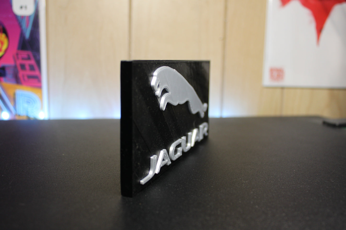 Jaguar 3D printed Logo Sign Wall Desk Shelf Art