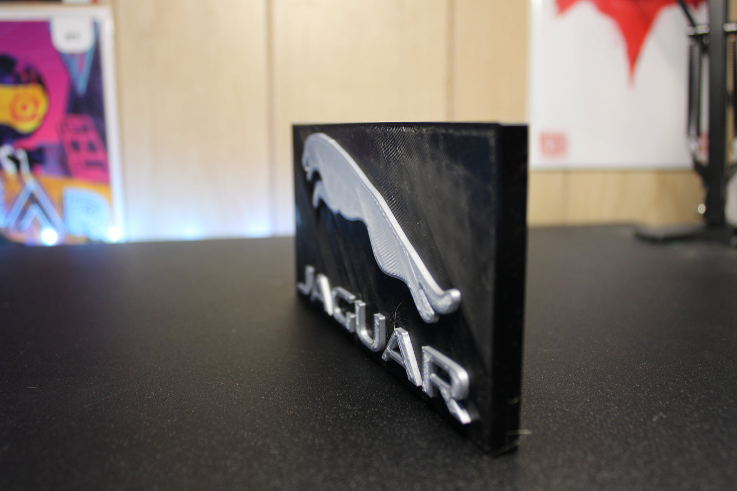 Jaguar 3D printed Logo Sign Wall Desk Shelf Art