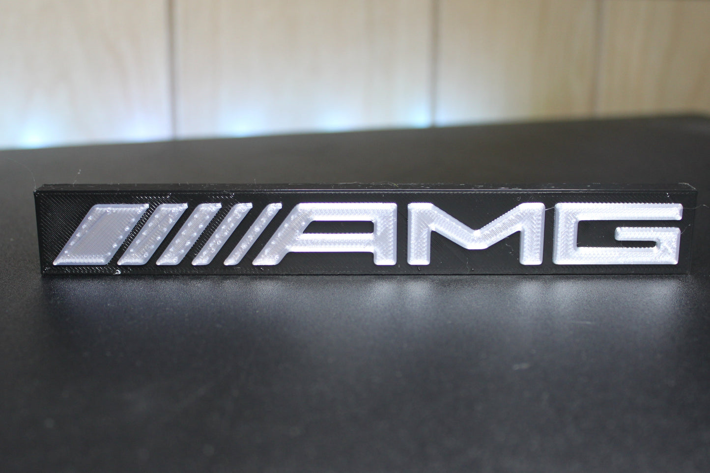 Mercede AMG Series 3D printed Logo Sign Wall Desk Shelf Art