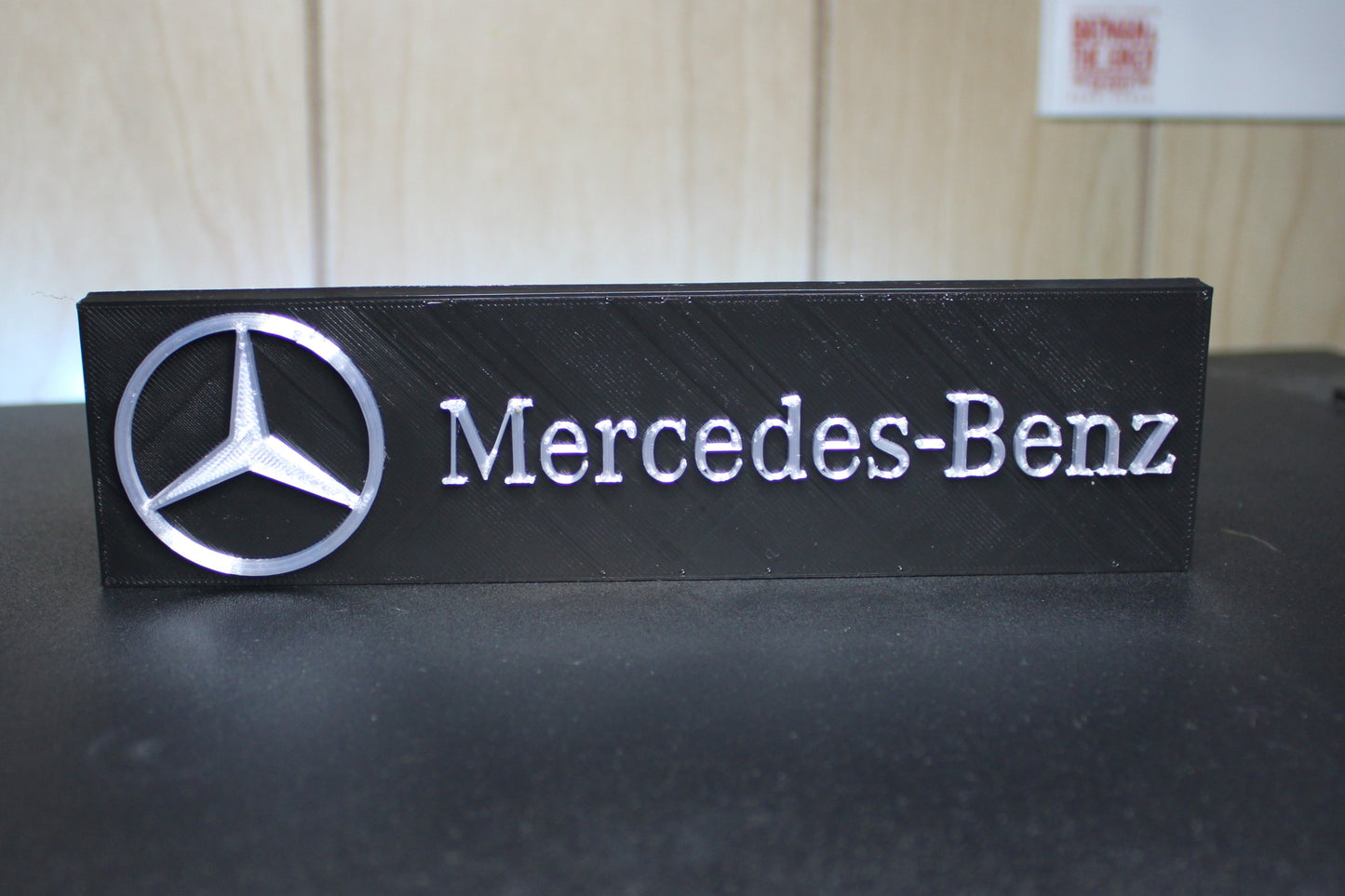 Mercede-Benz Series 3D printed Logo Sign Wall Desk Shelf Art