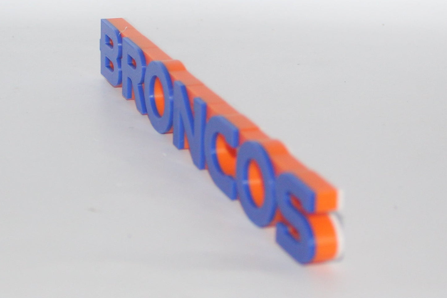 Denver Broncos, Broncos 3D printed Logo Sign Wall Desk Shelf Art