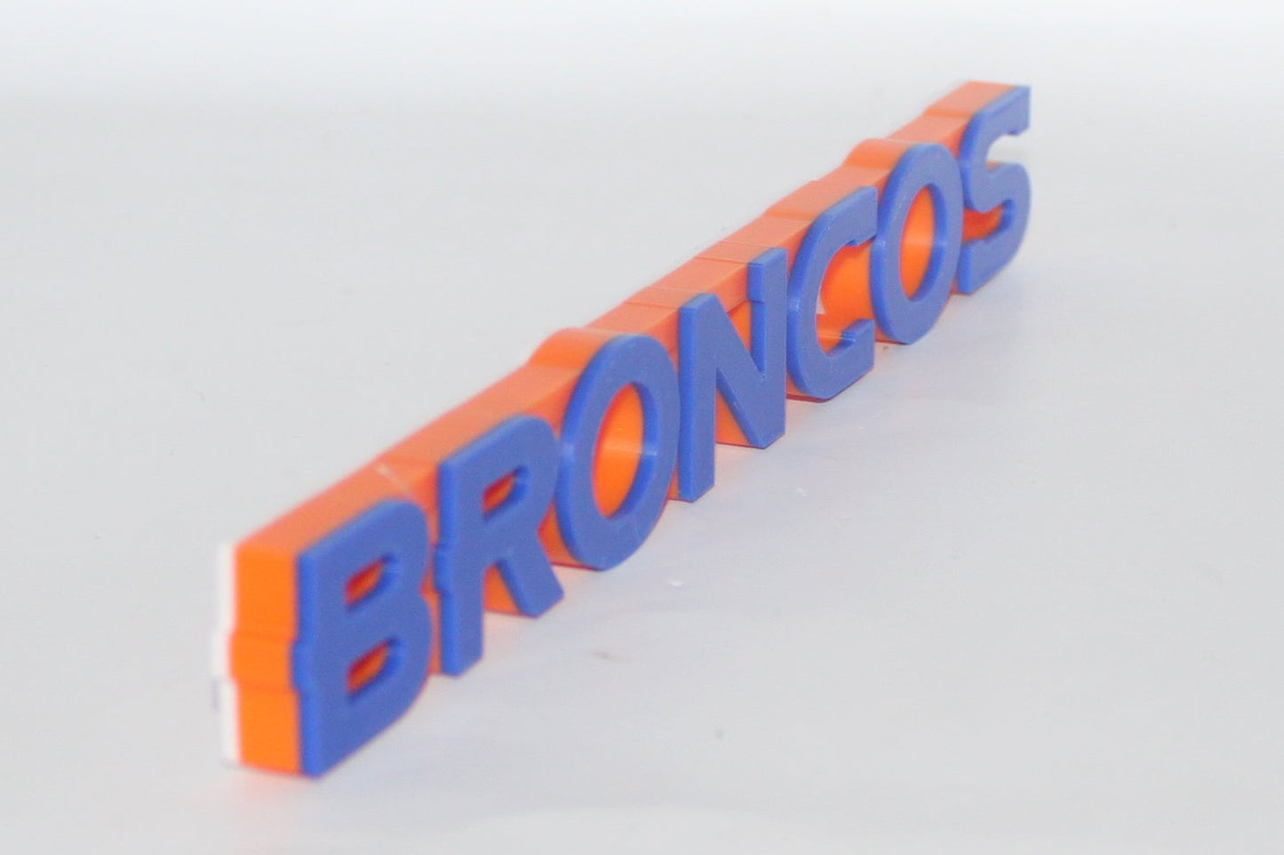 Denver Broncos, Broncos 3D printed Logo Sign Wall Desk Shelf Art