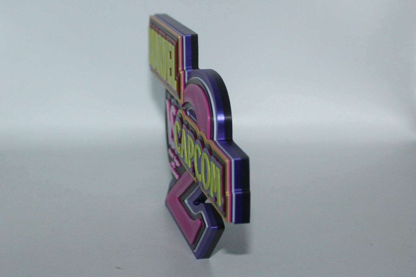 Marvel vs. Capcom 2: New Age of Heroes, 3D printed Logo Sign Wall Desk Shelf Art