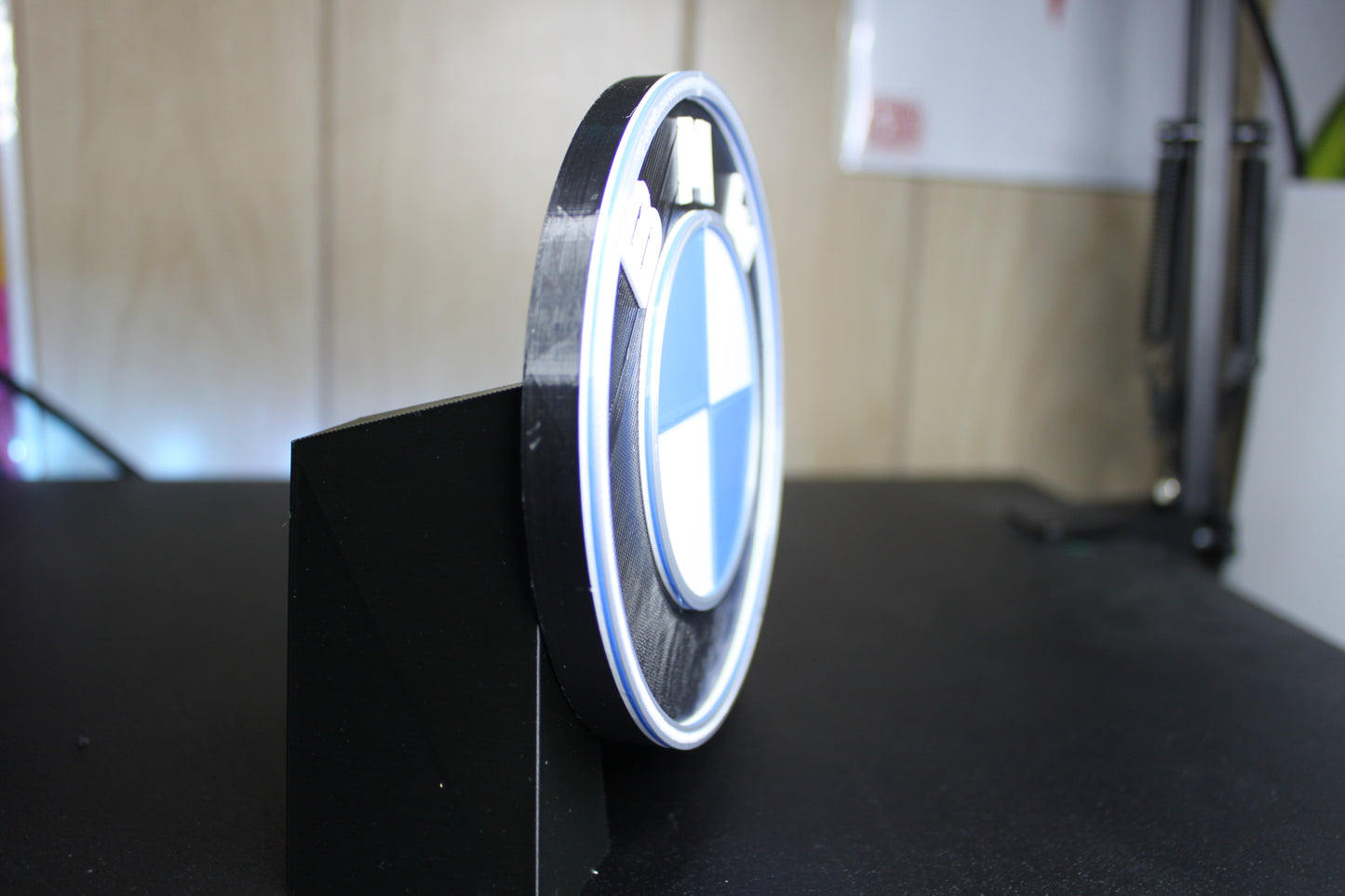 BMW 3D printed Logo Sign Wall Desk Shelf Art
