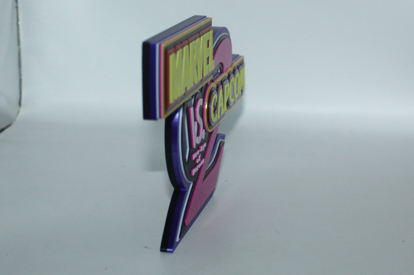 Marvel vs. Capcom 2: New Age of Heroes, 3D printed Logo Sign Wall Desk Shelf Art