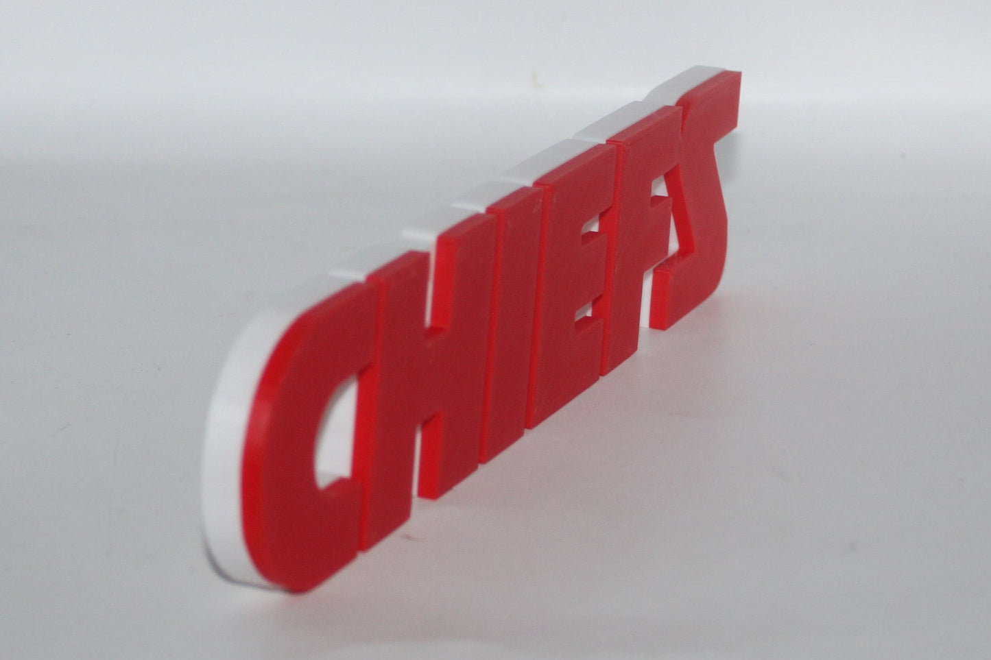 Kansas City Chiefs, Chiefs 3D printed Logo Sign Wall Desk Shelf Art