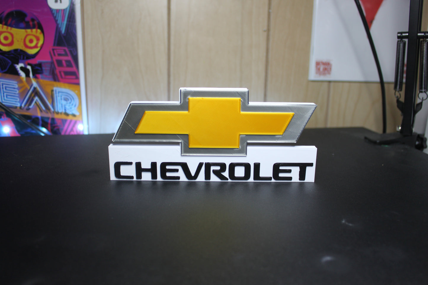Chevrolet 3D printed Logo Sign Wall Desk Shelf Art