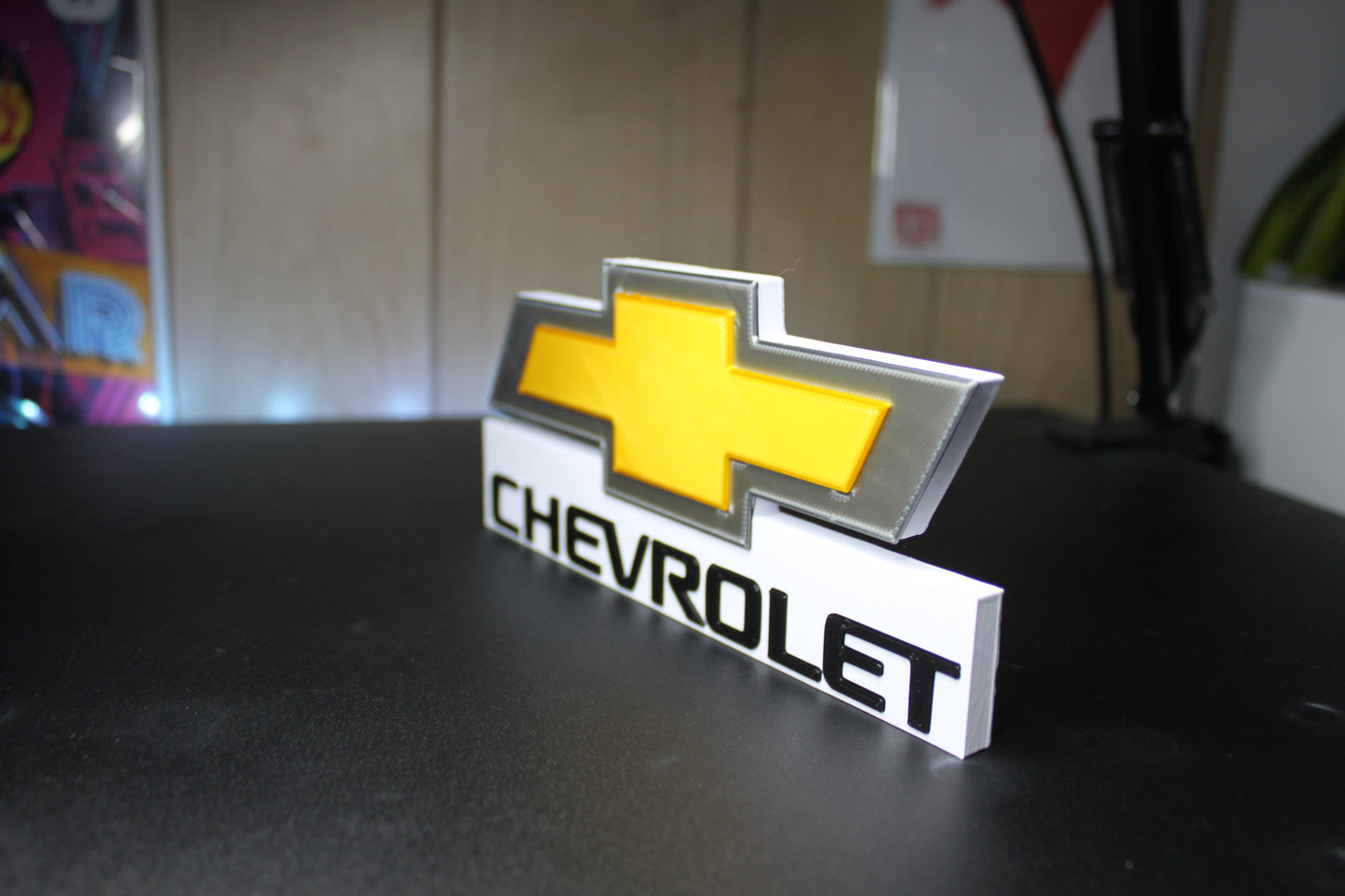 Chevrolet 3D printed Logo Sign Wall Desk Shelf Art