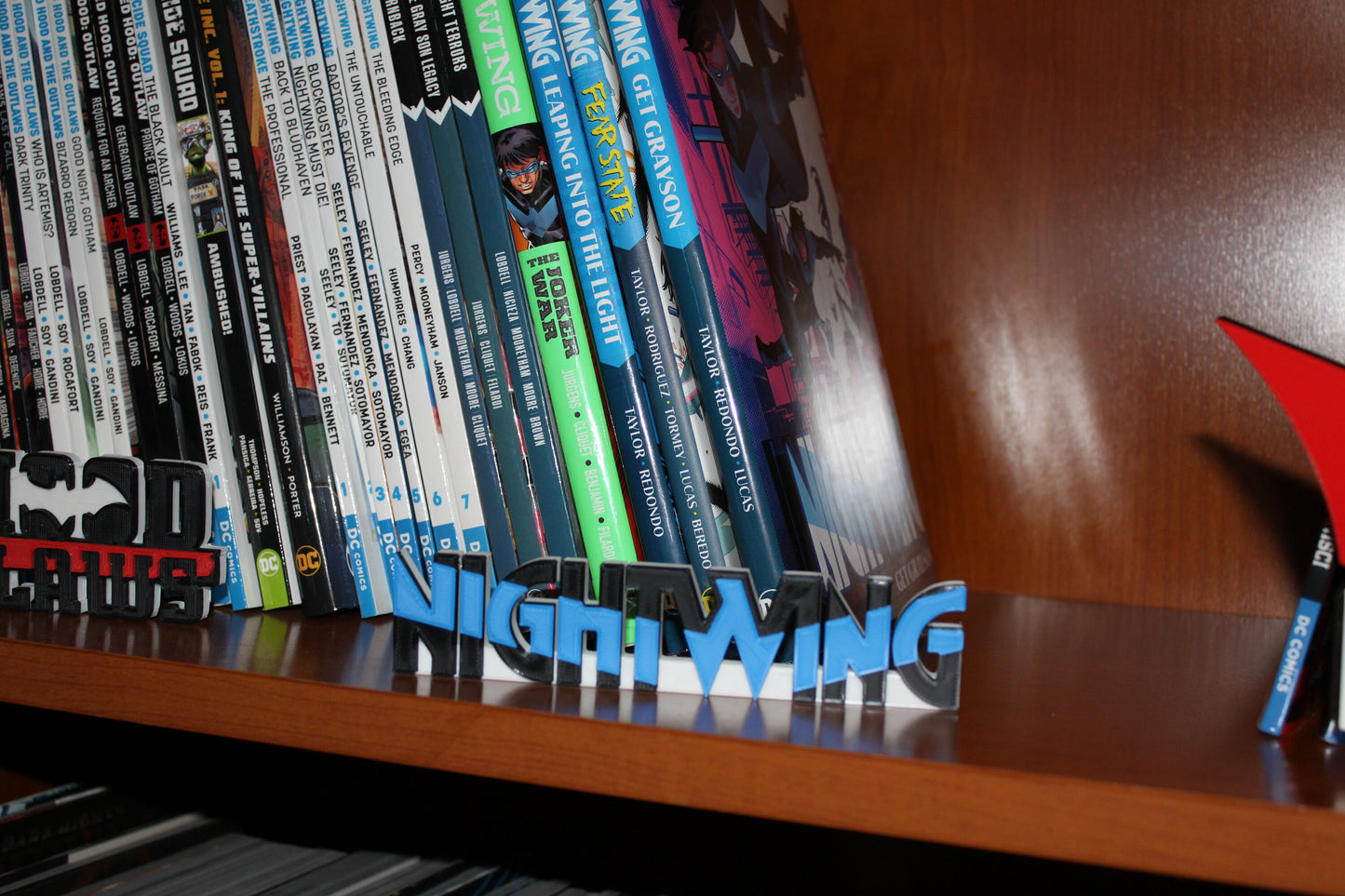 Nightwing 3D printed Comic Logo Art