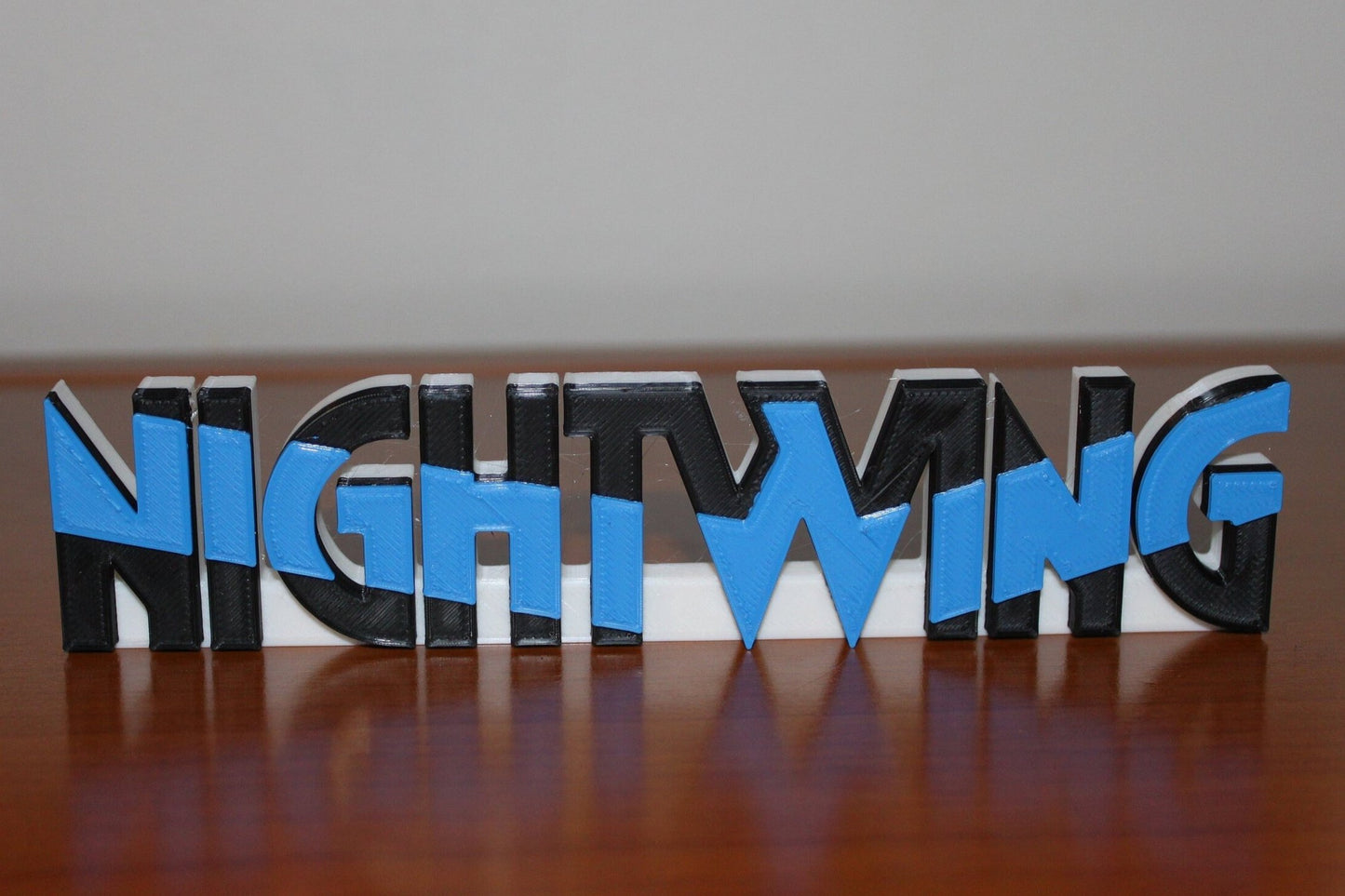 Nightwing 3D printed Comic Logo Art