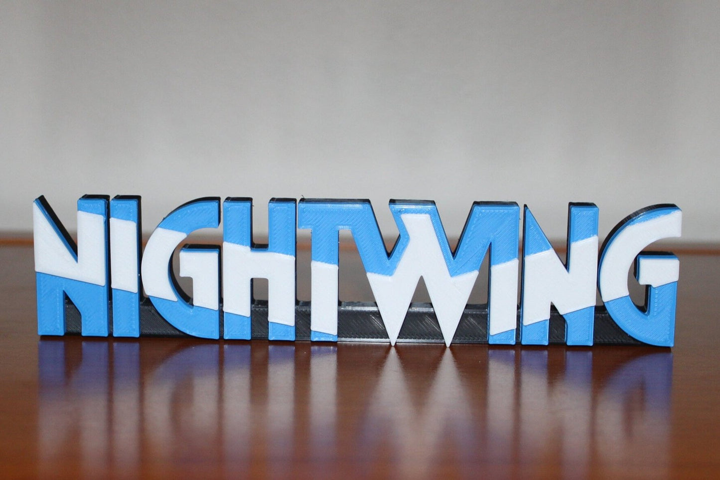 Nightwing 3D printed Comic Logo Art