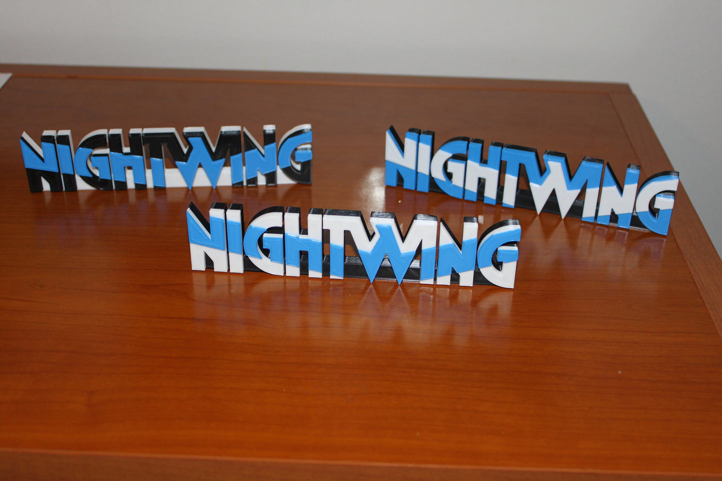 Nightwing 3D printed Comic Logo Art