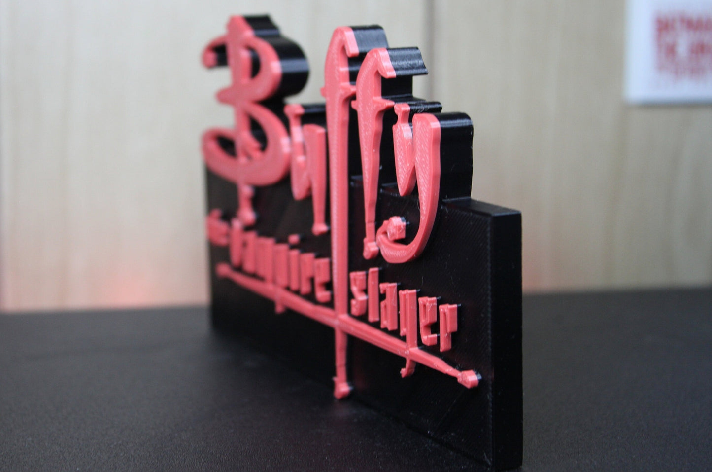 Buffy the Vampire Slayer3D printed Logo Sign Wall Desk Shelf Art