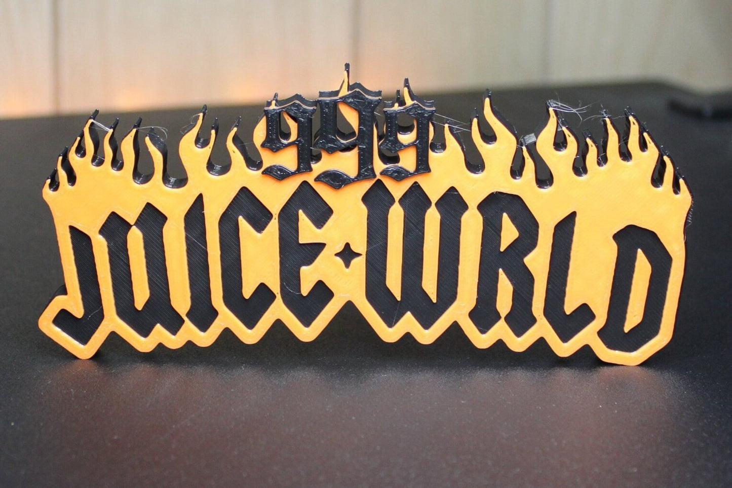 Juice WRLD 3D printed Logo Sign Wall Desk Shelf Art