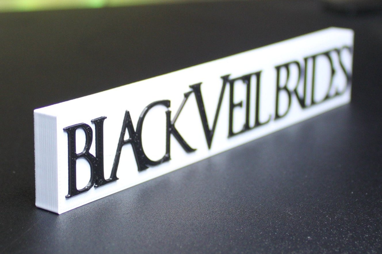 Black Veil Brides 3D logo Art