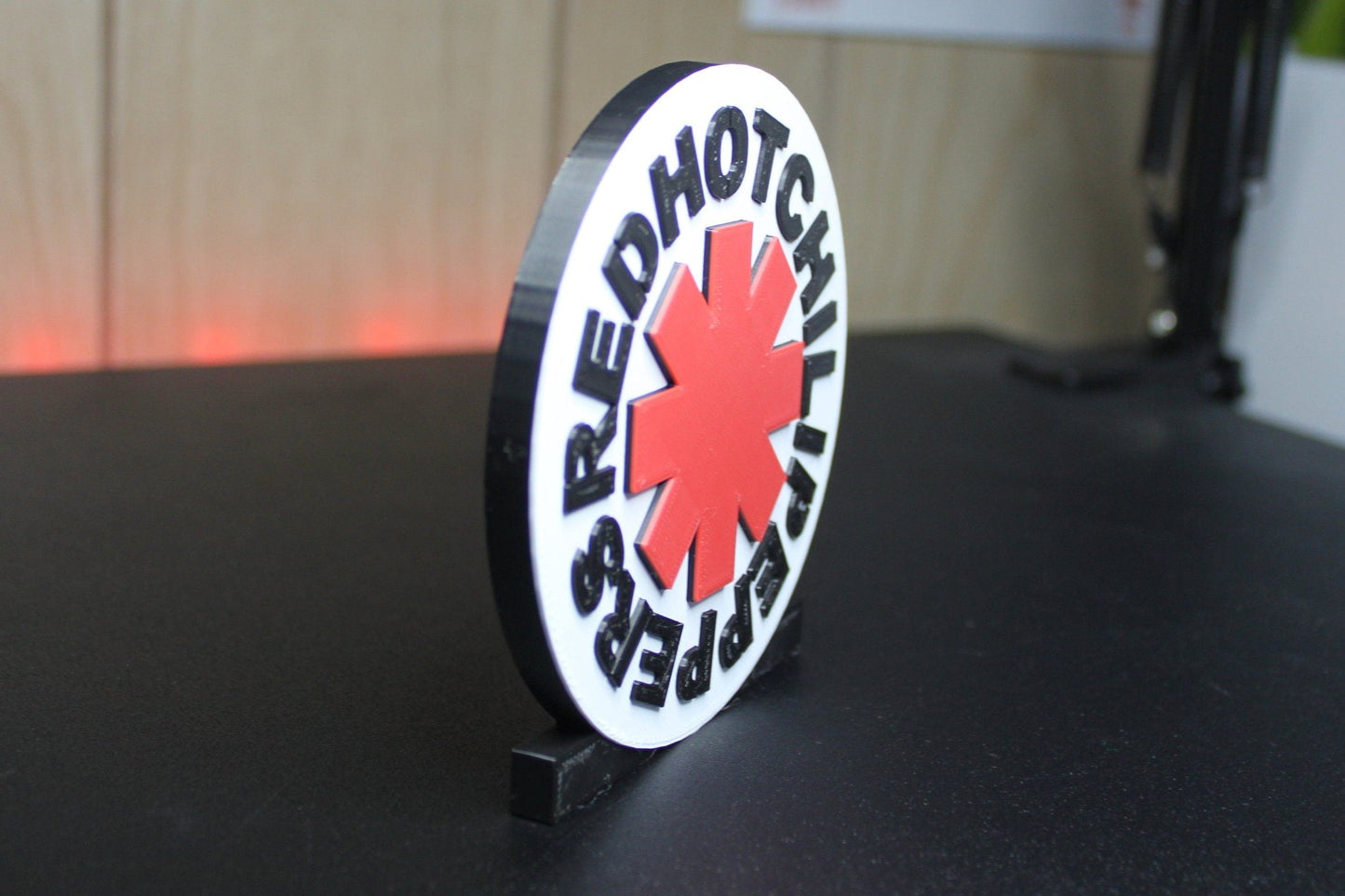 Red Hot Chili Peppers 3D Logo Art