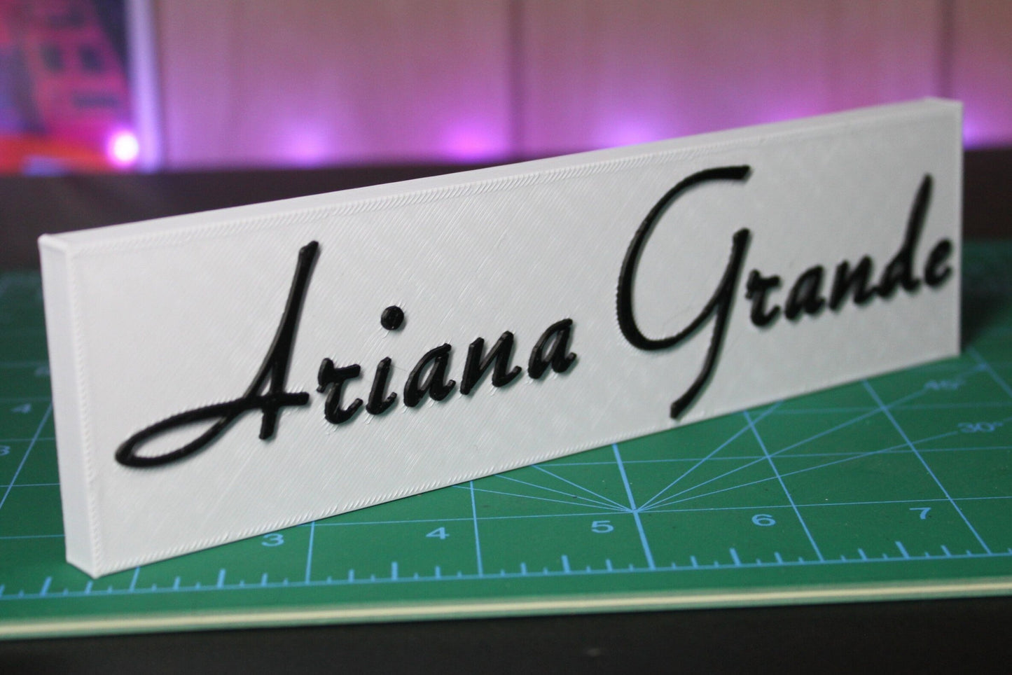Ariana Grande 3D Printed Logo 3D Art