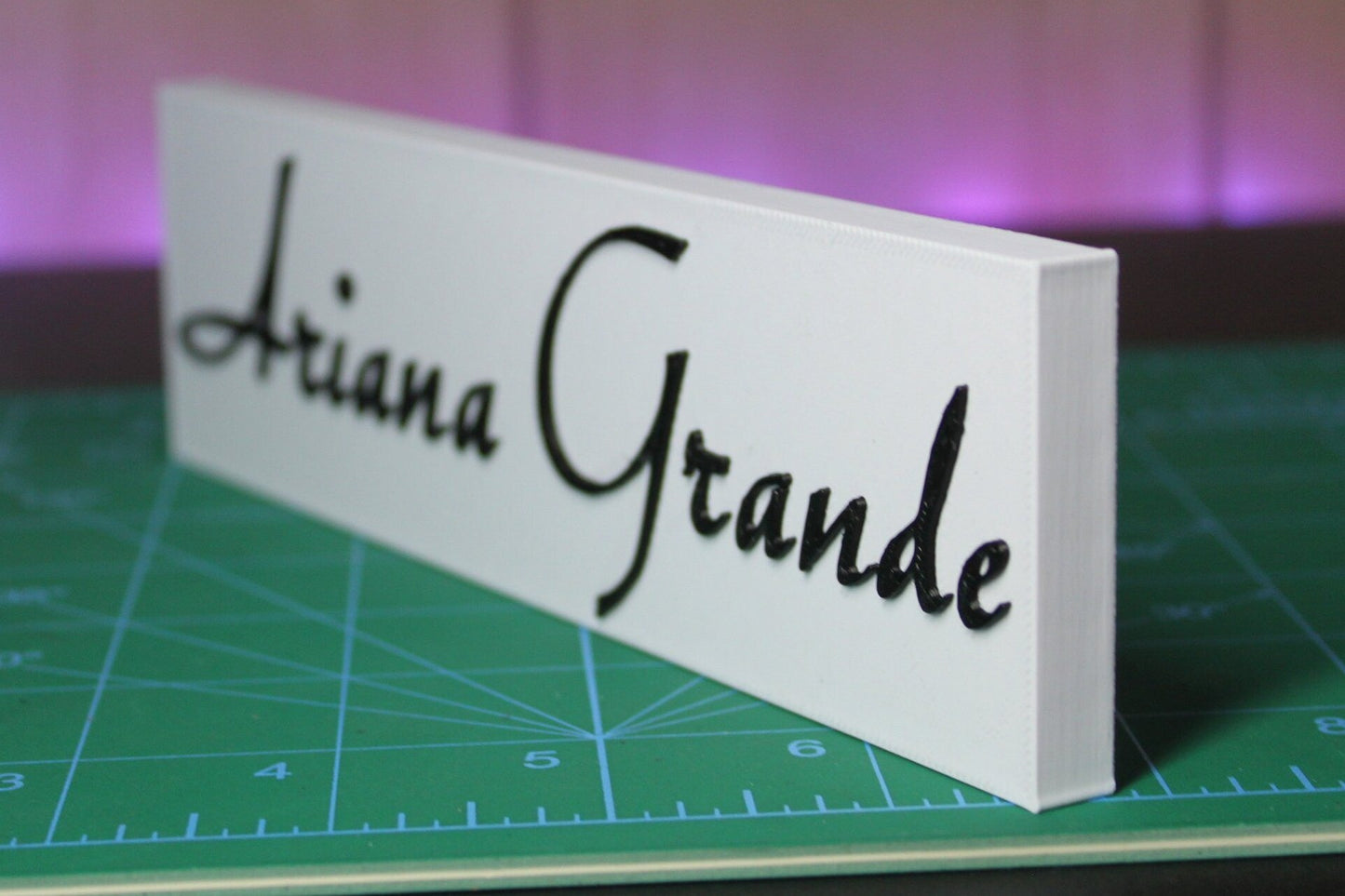 Ariana Grande 3D Printed Logo 3D Art