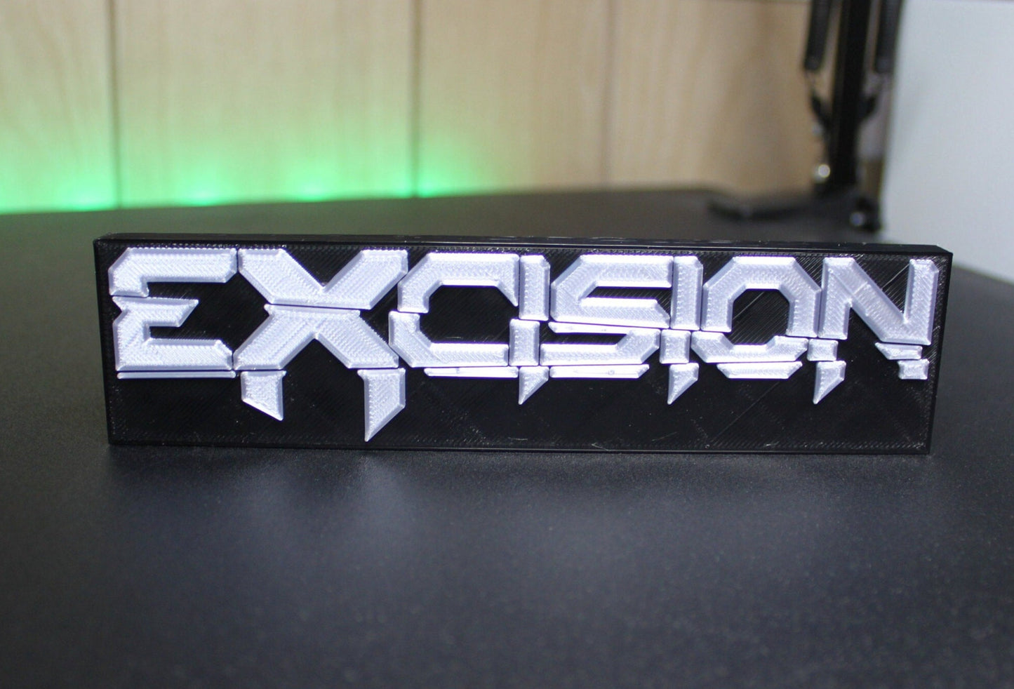 Excision 3D Printed Logo Art