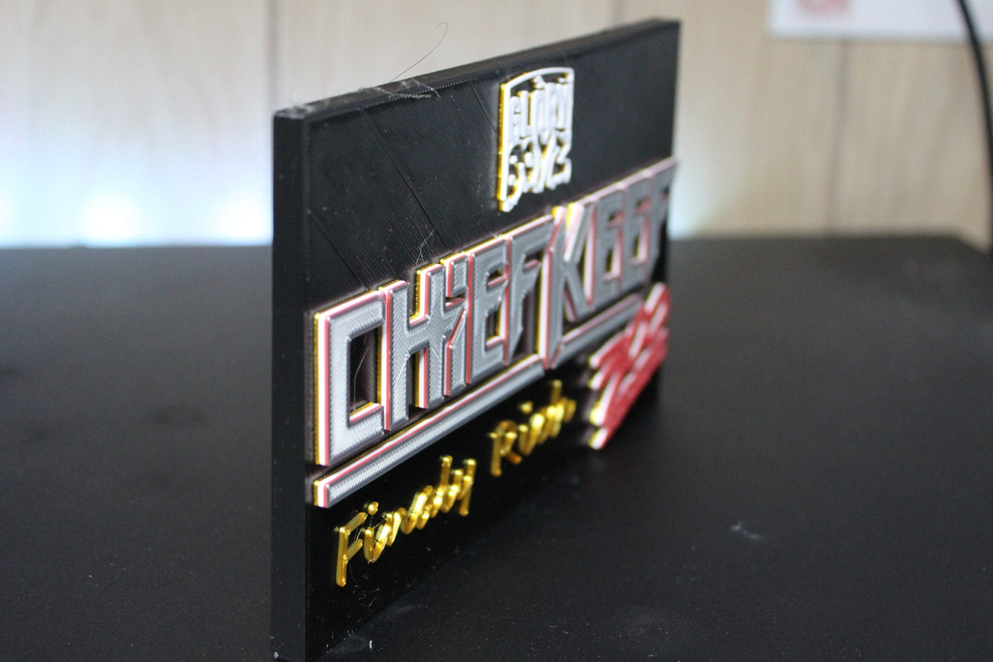 Chief Keef 3D Printed Logo Art