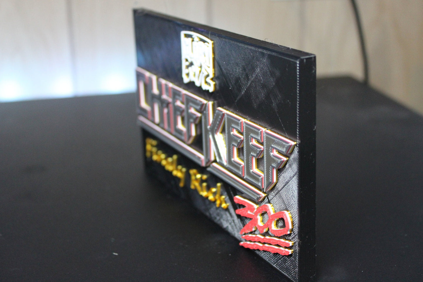 Chief Keef 3D Printed Logo Art