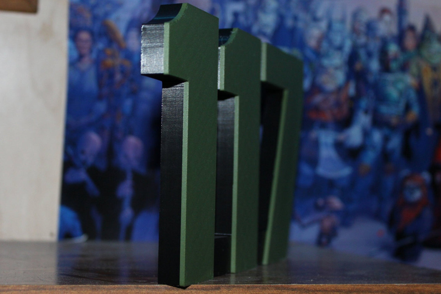 Master Chief 117 Halo 3D printed Logo Art