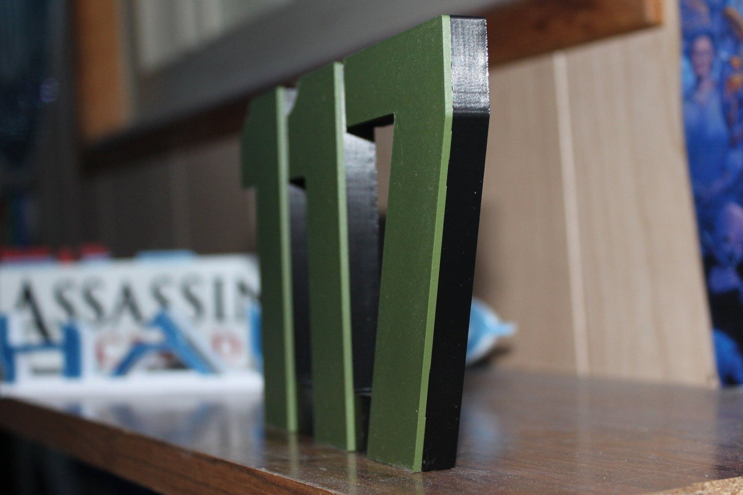 Master Chief 117 Halo 3D printed Logo Art