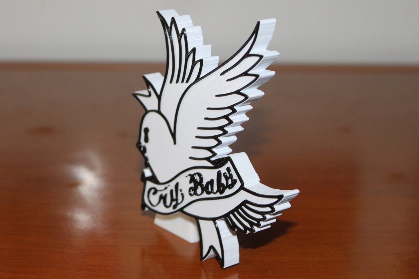 CryBaby, Lil Peep 3D Printed Logo Art