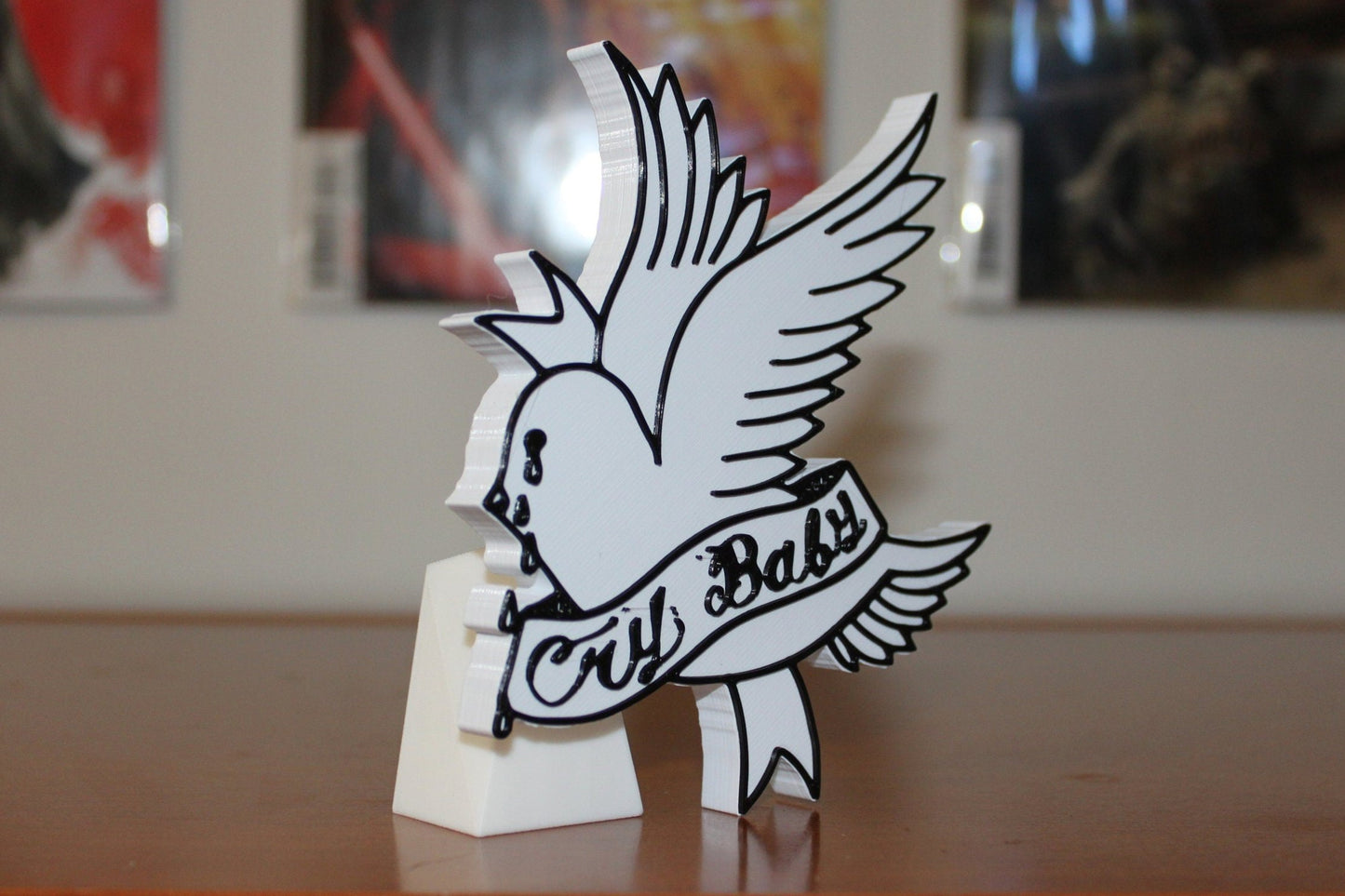 CryBaby, Lil Peep 3D Printed Logo Art