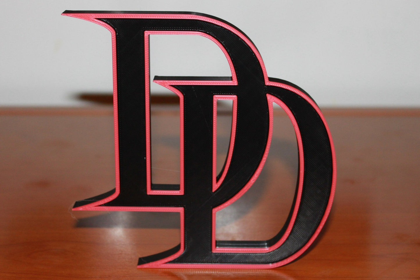 Daredevil DD Logo 3D printed Logo Sign Wall Desk Shelf Art